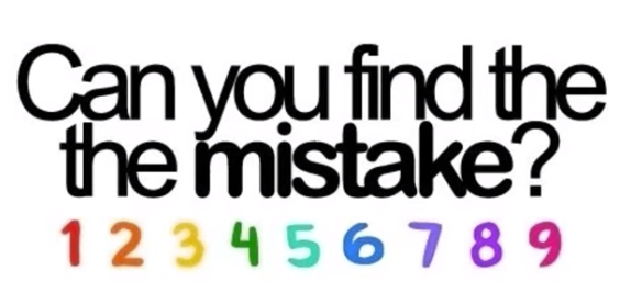 can you find the mistake in this picture