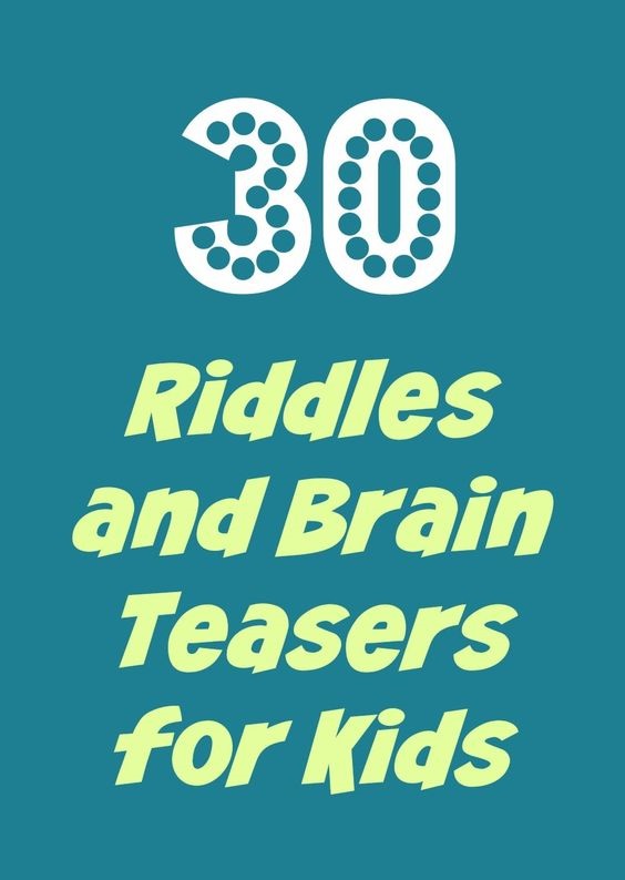 30 best riddles for kids