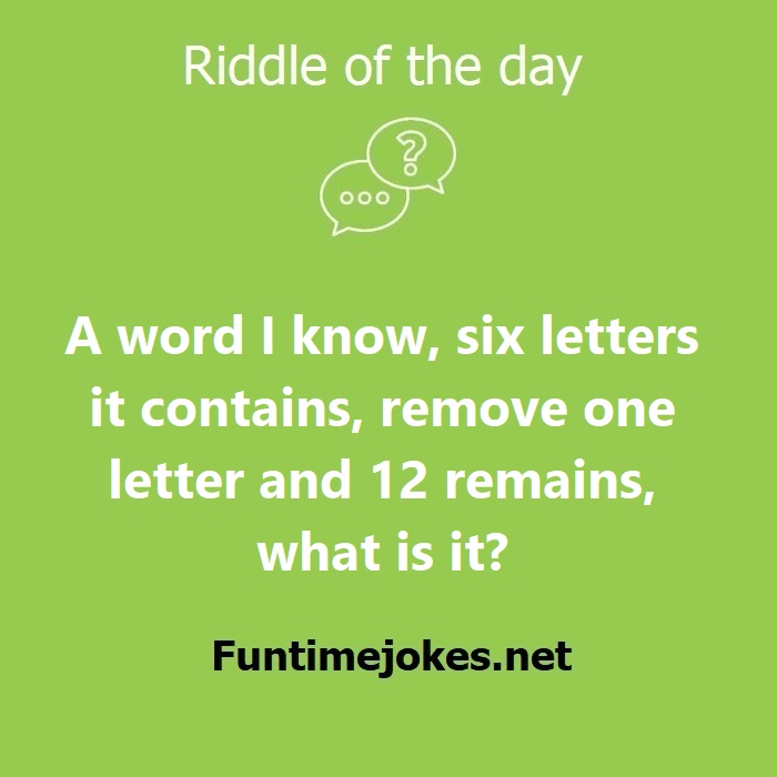 what comes after 4 riddle answer