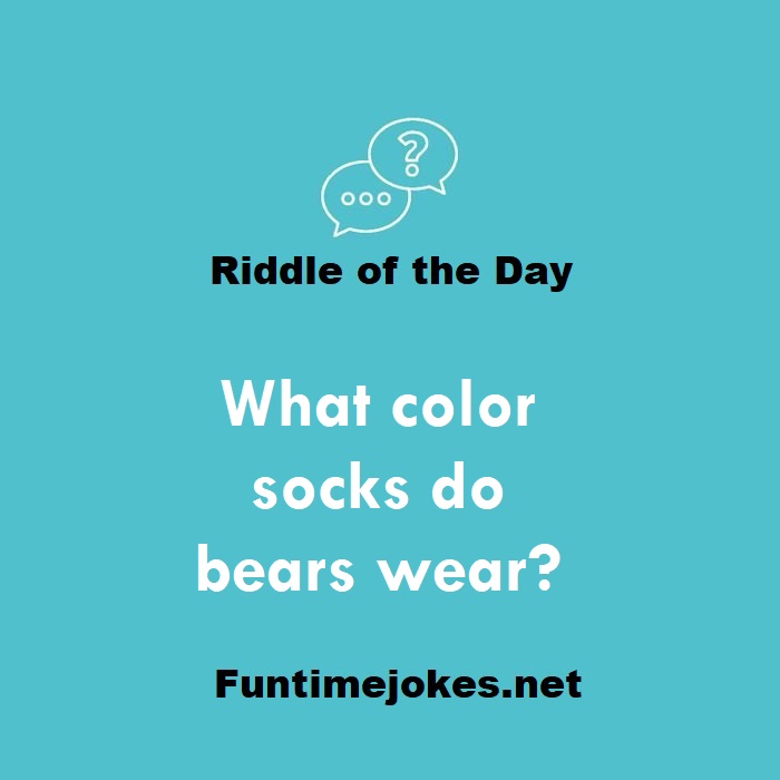 What color socks do bears wear?