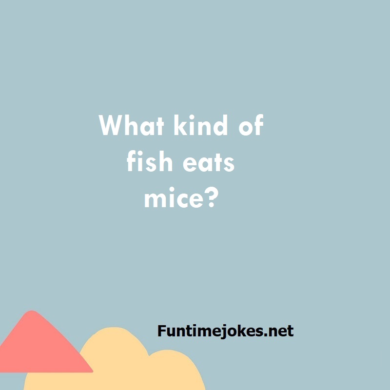 What kind of fish eats mice?