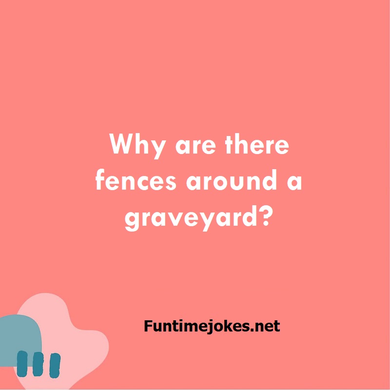 Why are there fences around a graveyard?