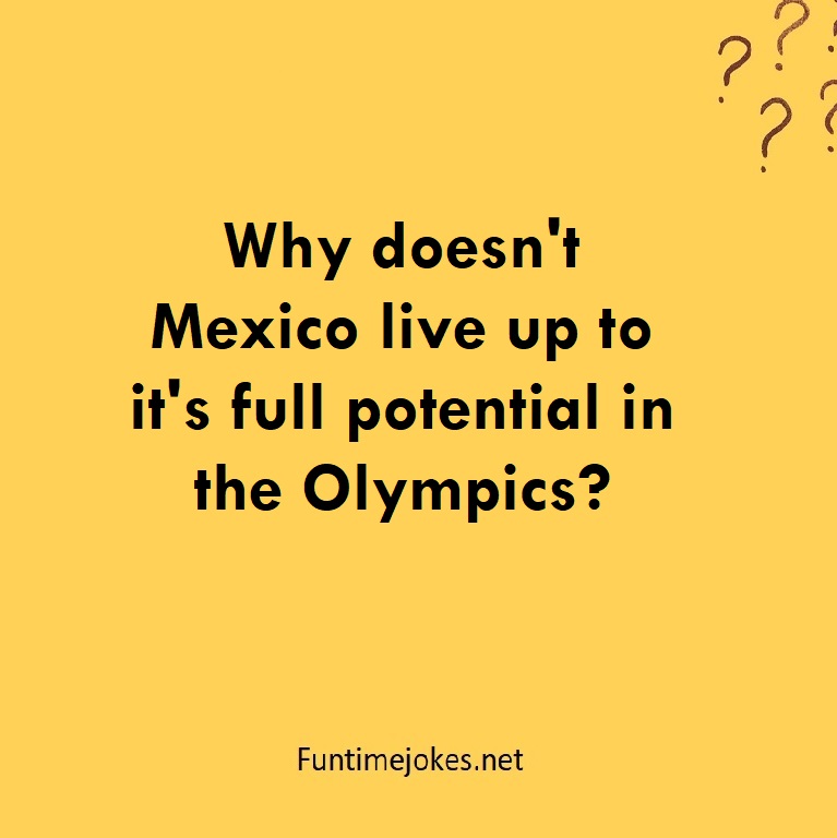 Why doesn't Mexico live up to it's full potential in the Olympics?