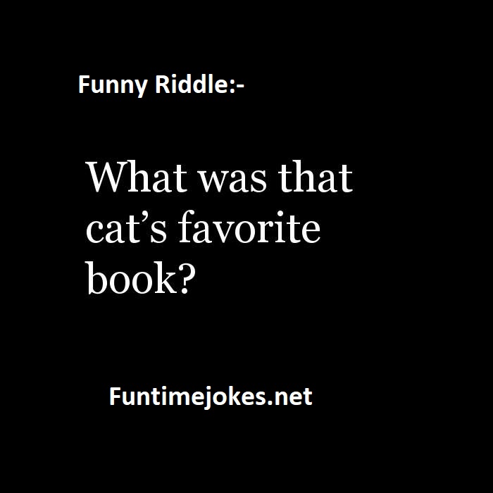 What was that cat’s favorite book?